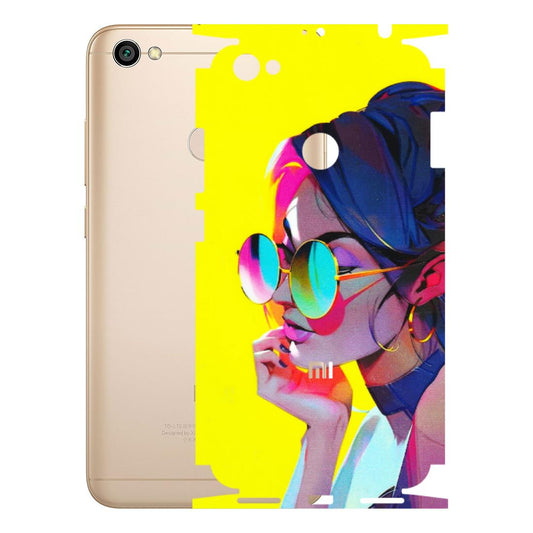 Xiaomi Redmi Phone Skins (All Models) - Bold Stylish Girl - 3D Embossed Finish (L-222) Redmi Y1