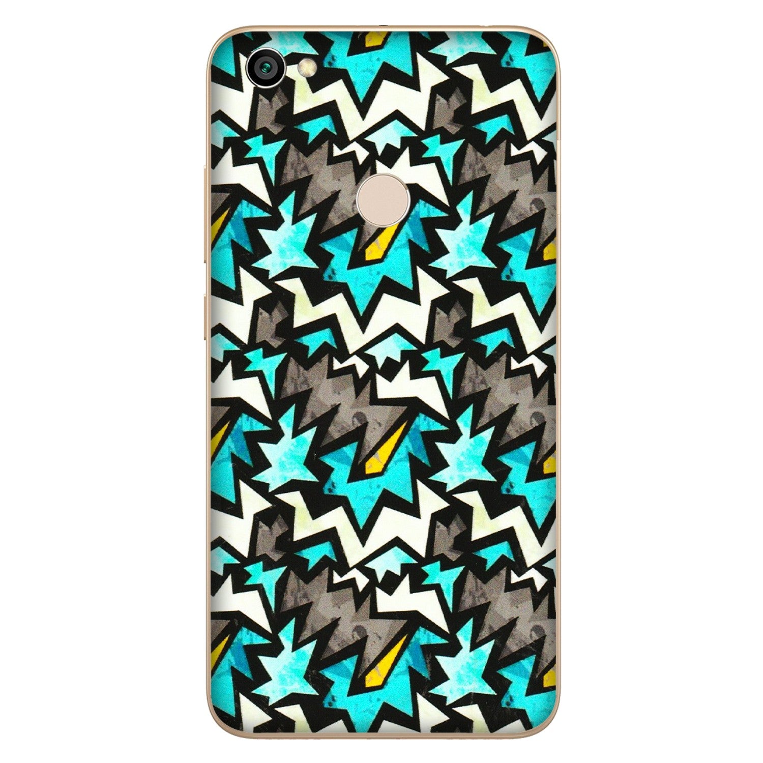Xiaomi Redmi Phone Skins (All Models) - Funky Zig Zag - 3D Embossed Finish (L-223) Redmi Y1