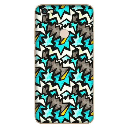 Xiaomi Redmi Phone Skins (All Models) - Funky Zig Zag - 3D Embossed Finish (L-223) Redmi Y1