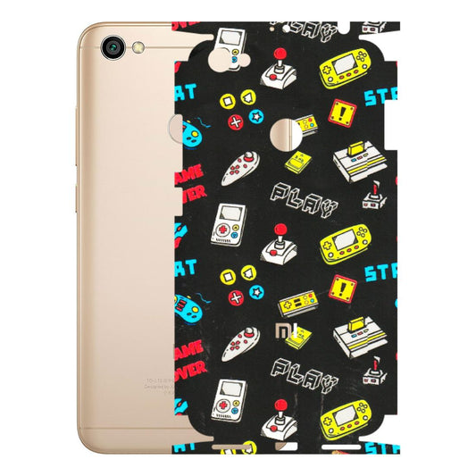 Xiaomi Redmi Phone Skins (All Models) - Gaming Doodles - 3D Embossed Finish (L-224) Redmi Y1