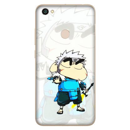 Xiaomi Redmi Phone Skins (All Models) - Angry Young Shinchan - 3D Embossed Finish (L-226) Redmi Y1