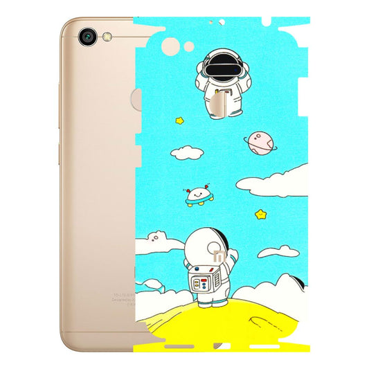 Xiaomi Redmi Phone Skins (All Models) - Blue Skies Astro Float - 3D Embossed Finish (L-230) Redmi Y1