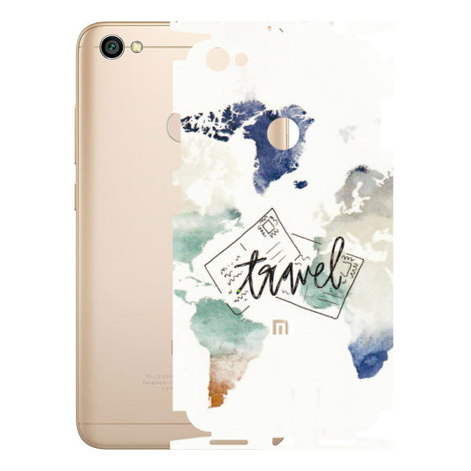 Xiaomi Redmi Phone Skins (All Models) - Travel The World - 3D Embossed Finish (L-232) Redmi Y1