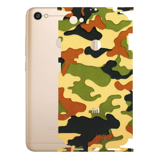 Xiaomi Redmi Phone Skins (All Models) - Indian Military - 3D Embossed Finish (L-234) Redmi Y1