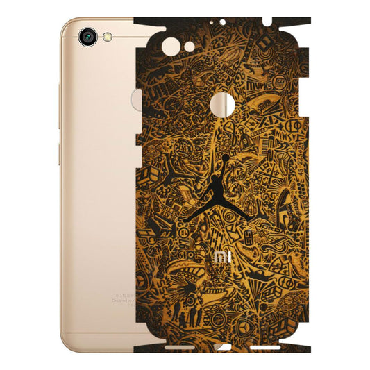 Xiaomi Redmi Phone Skins (All Models) - Premium Gold Basketball Player - 3D Embossed Finish (L-236) Redmi Y1