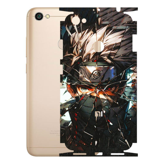 Xiaomi Redmi Phone Skins (All Models) - Kakashi Shattered Glass Effect - 3D Embossed Finish (L-237) Redmi Y1