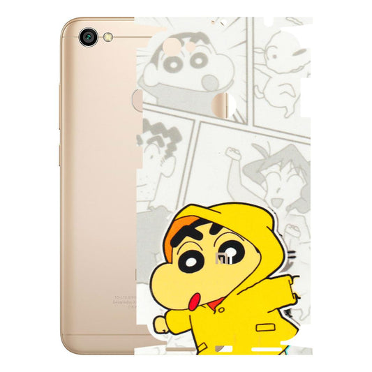 Xiaomi Redmi Phone Skins (All Models) - Yellow Shinchan Comic - 3D Embossed Finish (L-246) Redmi Y1