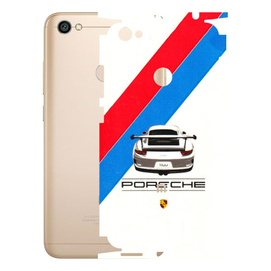 Xiaomi Redmi Phone Skins (All Models) - Porche Car Sober Logo - 3D Embossed Finish (L-248) Redmi Y1