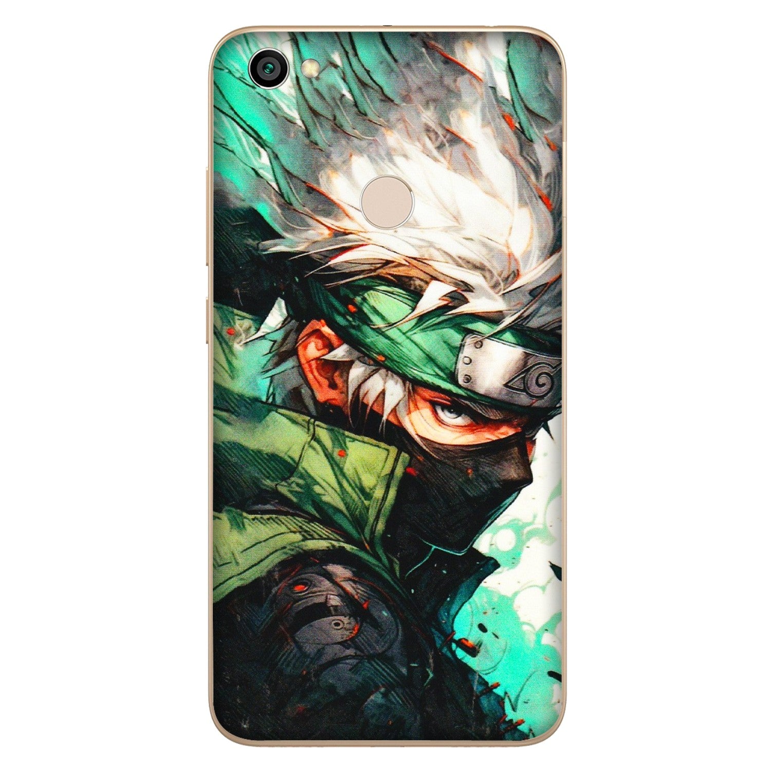 Xiaomi Redmi Phone Skins (All Models) - Kakashi Side Profile - 3D Embossed Finish (L-249) Redmi Y1