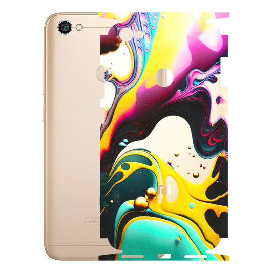 Xiaomi Redmi Phone Skins (All Models) - Multicolor Abstract pattern - 3D Embossed Finish (L-254) Redmi Y1