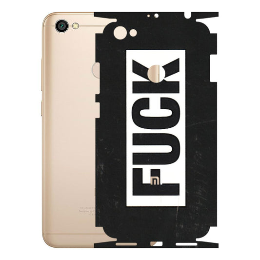 Xiaomi Redmi Phone Skins (All Models) - The F Word - 3D Embossed Finish (L-255) Redmi Y1