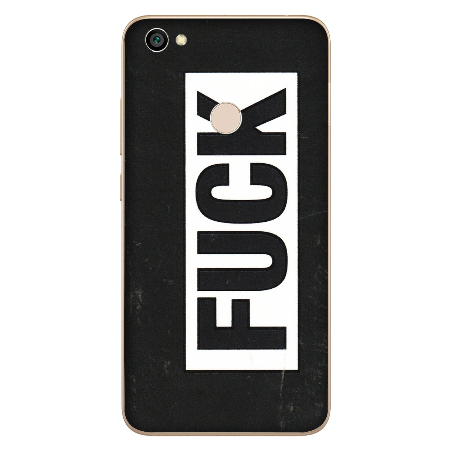 Xiaomi Redmi Phone Skins (All Models) - The F Word - 3D Embossed Finish (L-255) Redmi Y1
