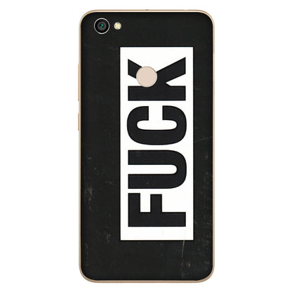 Xiaomi Redmi Phone Skins (All Models) - The F Word - 3D Embossed Finish (L-255) Redmi Y1