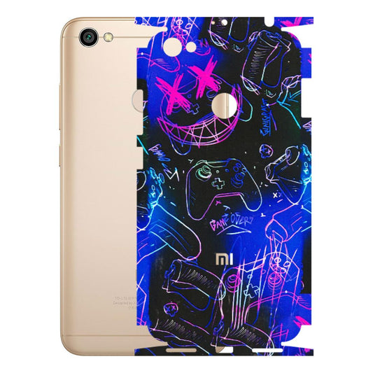 Xiaomi Redmi Phone Skins (All Models) - Gamers Paradise - 3D Embossed Finish (L-258) Redmi Y1