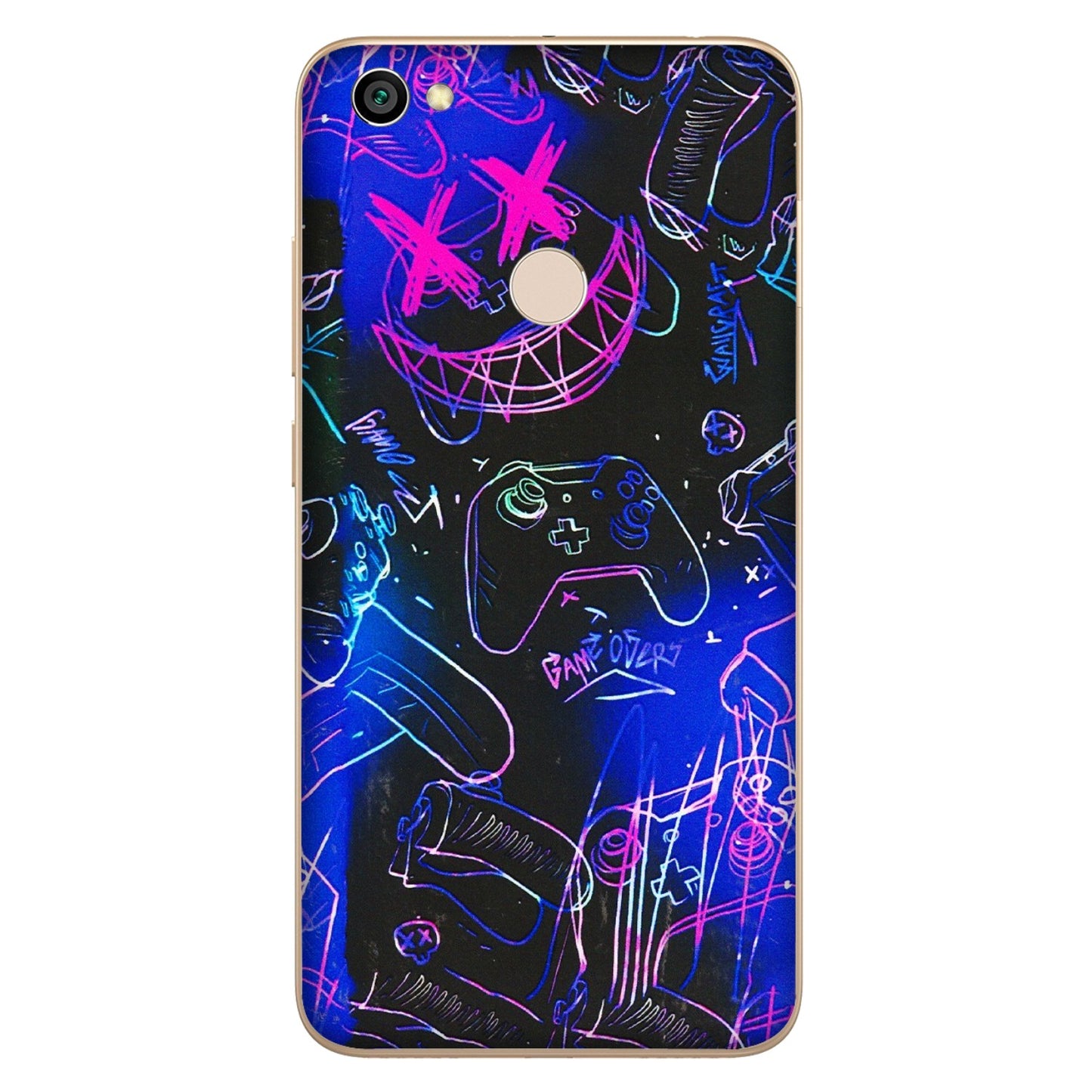 Xiaomi Redmi Phone Skins (All Models) - Gamers Paradise - 3D Embossed Finish (L-258) Redmi Y1