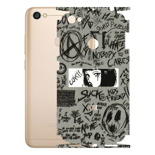 Xiaomi Redmi Phone Skins (All Models) - Never Have Love Anime - 3D Embossed Finish (L-260) Redmi Y1
