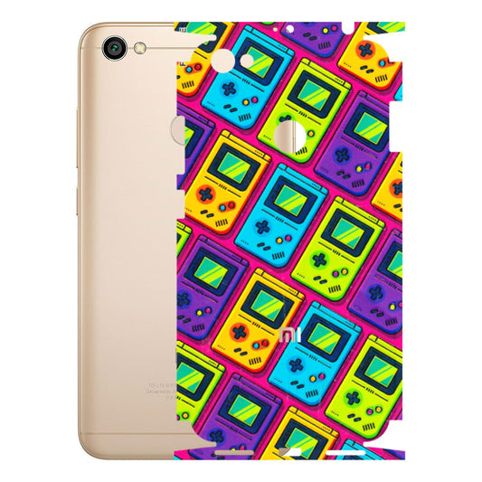 Xiaomi Redmi Phone Skins (All Models) - Gameboy Colourful - 3D Embossed Finish (L-266) Redmi Y1