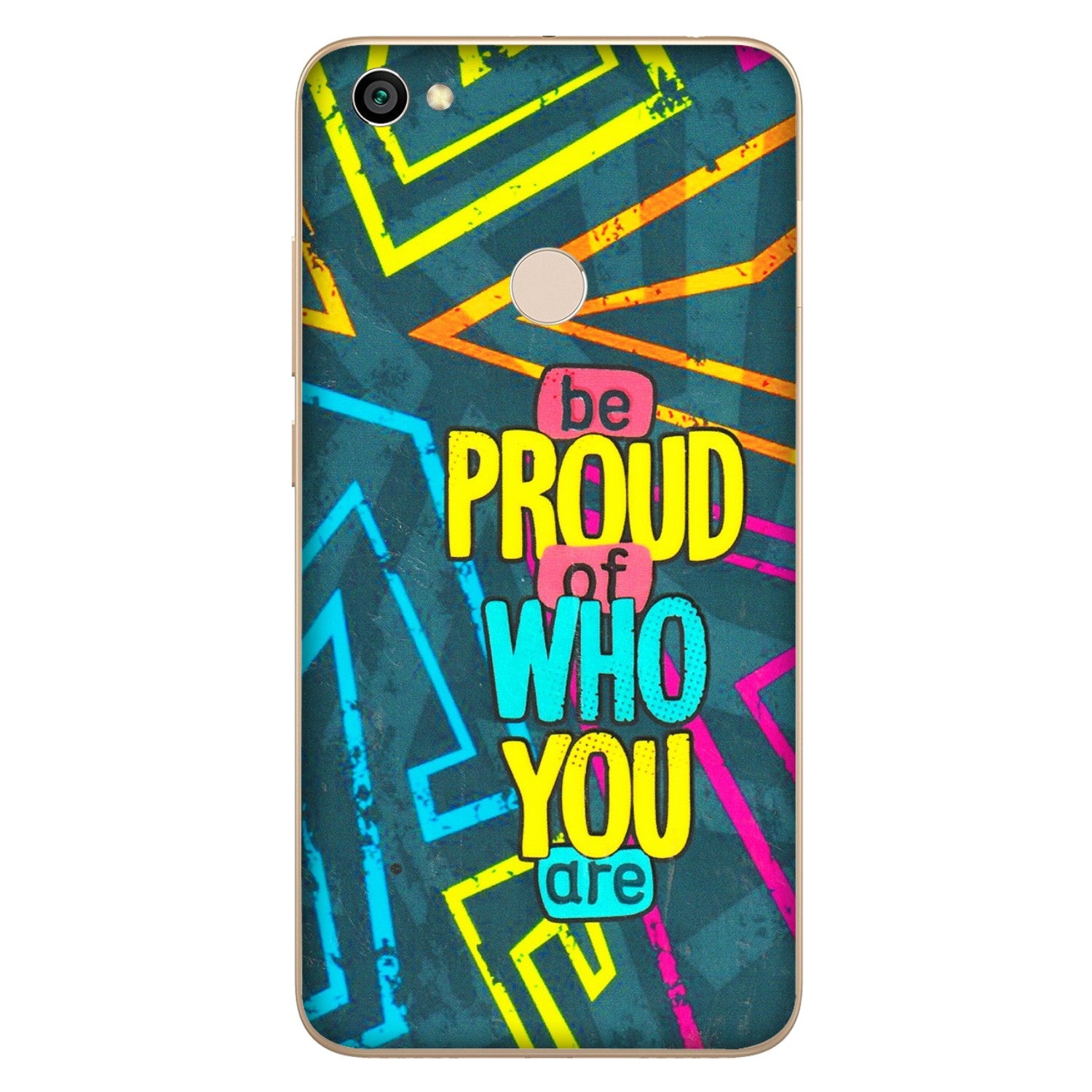 Xiaomi Redmi Phone Skins (All Models) - Be Proud Of Who You Are - 3D Embossed Finish (L-277) Redmi Y1