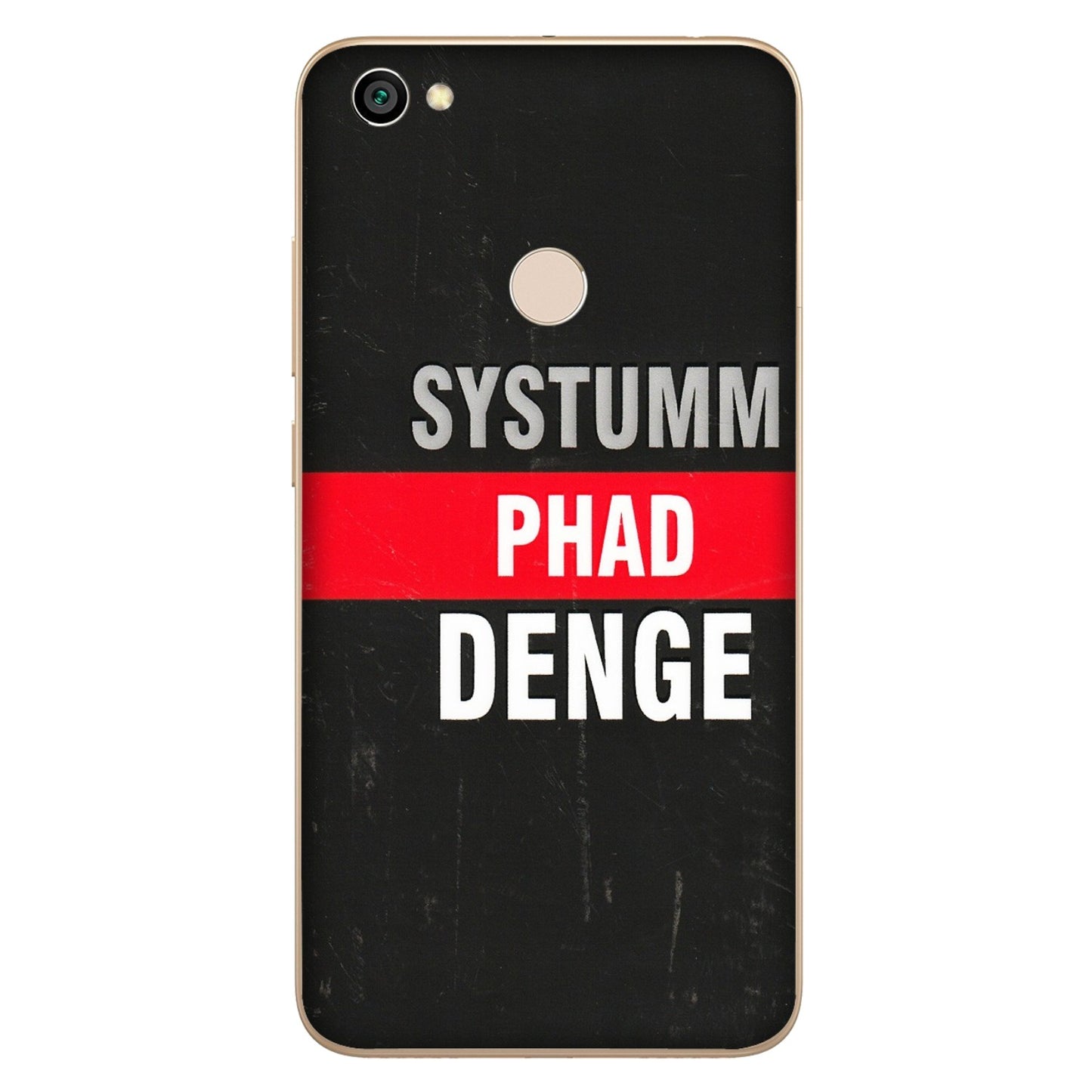 Xiaomi Redmi Phone Skins (All Models) - Systumm Phad Denge - 3D Embossed Finish (L-278) Redmi Y1