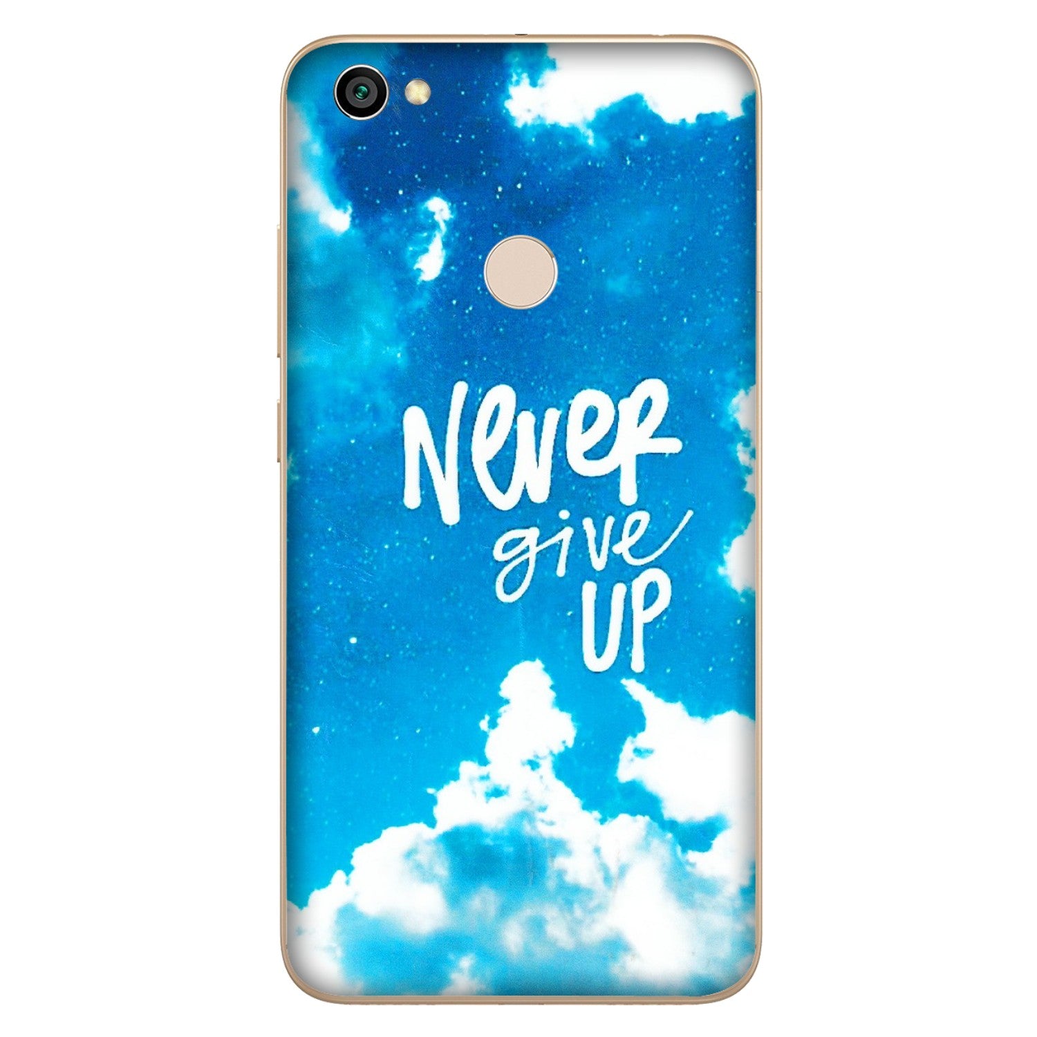 Xiaomi Redmi Phone Skins (All Models) - Never Give Up - 3D Embossed Finish (L-279) Redmi Y1