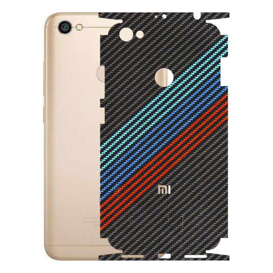 Xiaomi Redmi Phone Skins (All Models) - Carbon BM - 3D Embossed Finish (L-302) Redmi Y1
