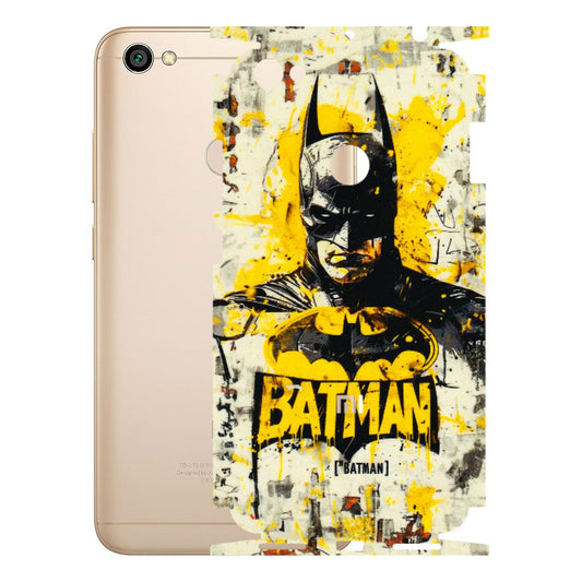 Xiaomi Redmi Phone Skins (All Models) - Batman Yellow BT - 3D Embossed Finish (L-304) Redmi Y1