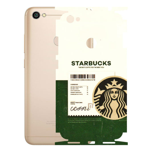 Xiaomi Redmi Phone Skins (All Models) - Starbucks Barcode - 3D Embossed Finish (L-308) Redmi Y1