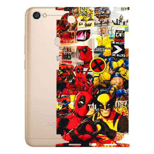 Xiaomi Redmi Phone Skins (All Models) - Spidy Wolverine - 3D Embossed Finish (L-310) Redmi Y1