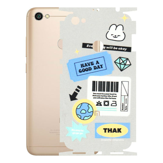 Xiaomi Redmi Phone Skins (All Models) - Will Be Okay Design - 3D Embossed Finish (L-316) Redmi Y1