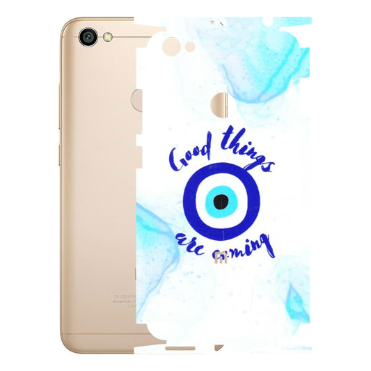 Xiaomi Redmi Phone Skins (All Models) - Evil Eye Good Things Are Coming - 3D Embossed Finish (L-322) Redmi Y1