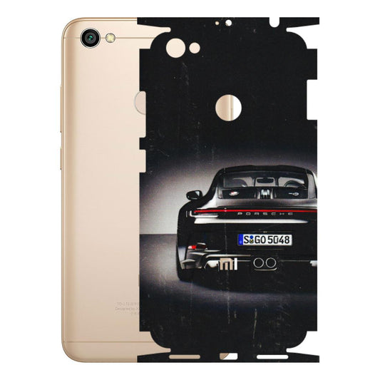Xiaomi Redmi Phone Skins (All Models) - New Black Porsche GT3 - 3D Embossed Finish (L-327) Redmi Y1