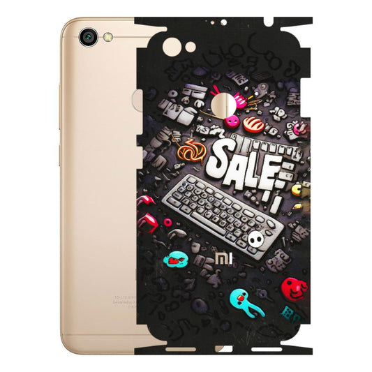 Xiaomi Redmi Phone Skins (All Models) - Gadgets Sale - 3D Embossed Finish (L-50) Redmi Y1