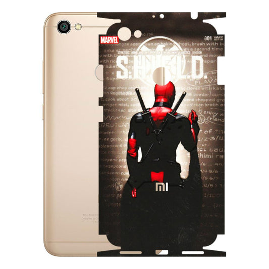 Xiaomi Redmi Phone Skins (All Models) - Deadpool - 3D Embossed Finish (L-56) Redmi Y1