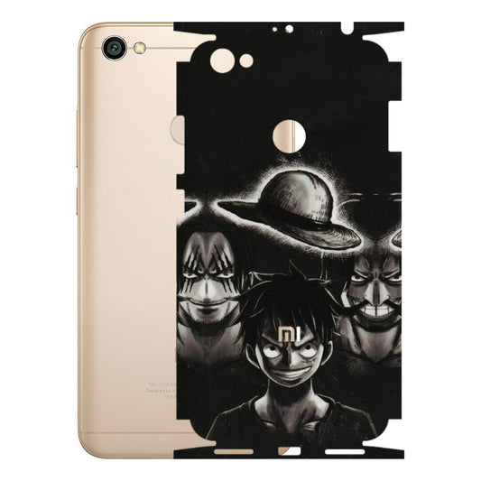 Xiaomi Redmi Phone Skins (All Models) - Black Luffy Hat - 3D Embossed Finish (L-57) Redmi Y1