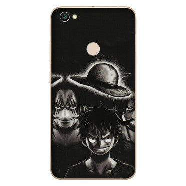 Xiaomi Redmi Phone Skins (All Models) - Black Luffy Hat - 3D Embossed Finish (L-57) Redmi Y1