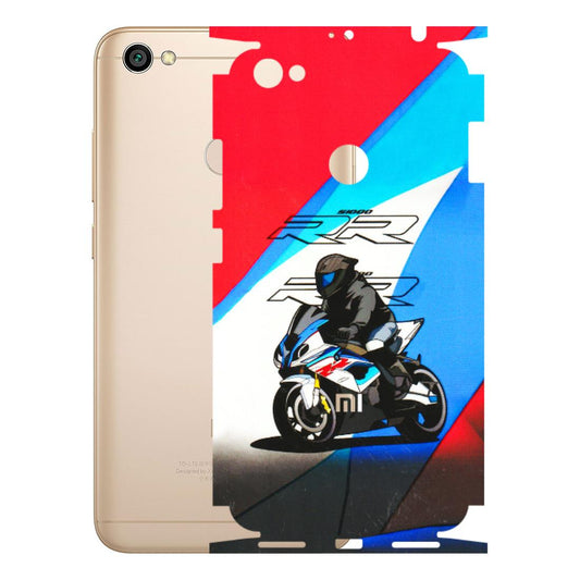 Xiaomi Redmi Phone Skins (All Models) - Bikers Love - 3D Embossed Finish (L-58) Redmi Y1