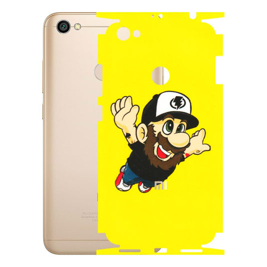 Xiaomi Redmi Phone Skins (All Models) - Flying Beardo - 3D Embossed Finish (L-60) Redmi Y1
