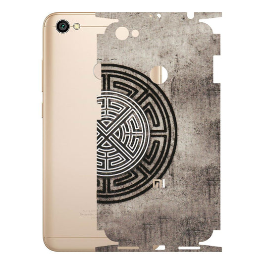 Xiaomi Redmi Phone Skins (All Models) - Mysterious Circular Design - 3D Embossed Finish (L-63) Redmi Y1