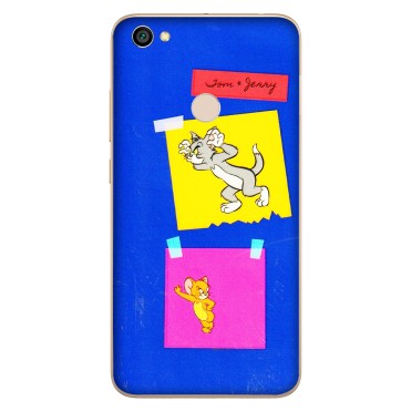 Xiaomi Redmi Phone Skins (All Models) - Tom N Jerry Sticky Notes - 3D Embossed Finish (L-88) Redmi Y1