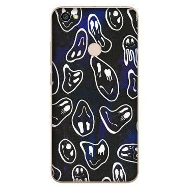 Xiaomi Redmi Phone Skins (All Models) - Distorted Smileys - 3D Embossed Finish (L-92) Redmi Y1