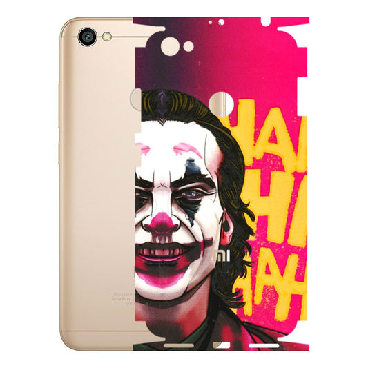 Xiaomi Redmi Phone Skins (All Models) - Joker Evil Laugh - 3D Embossed Finish (L-97) Redmi Y1