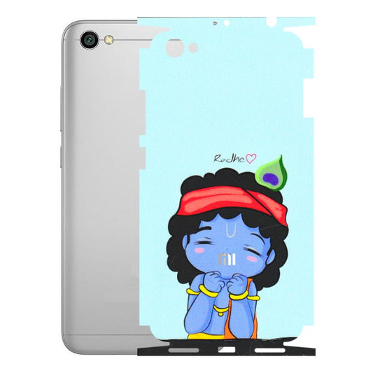 Xiaomi Redmi Phone Skins (All Models) - Radhe Radhe Cute Toon - 3D Embossed Finish (L-05) Redmi Y1 Lite