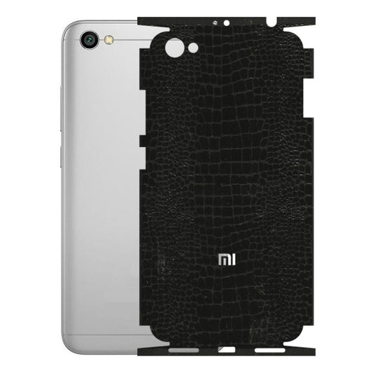 Xiaomi Redmi Phone Skins (All Models) - Snake Leather Black - 3D Embossed Finish (L-107) Redmi Y1 Lite