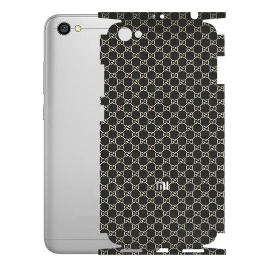 Xiaomi Redmi Phone Skins (All Models) - Black G Print - 3D Embossed Finish (L-109) Redmi Y1 Lite