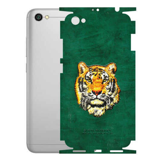 Xiaomi Redmi Phone Skins (All Models) - Leather Feel Tiger - 3D Embossed Finish (L-111) Redmi Y1 Lite