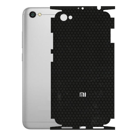 Xiaomi Redmi Phone Skins (All Models) - Black honeycomb - 3D Embossed Finish (L-114) Redmi Y1 Lite