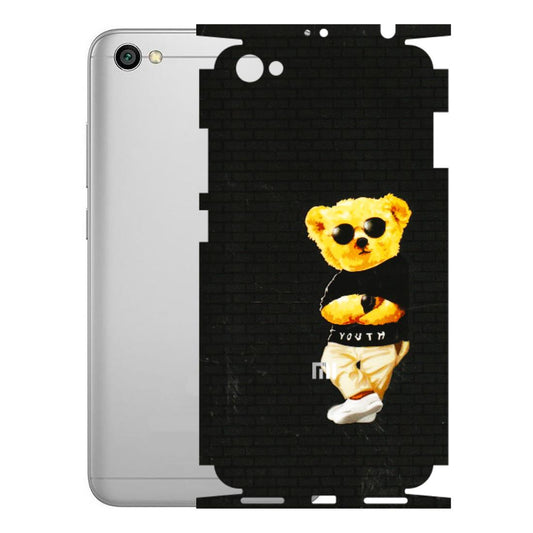 Xiaomi Redmi Phone Skins (All Models) - Classy Teddy Bear - 3D Embossed Finish (L-116) Redmi Y1 Lite
