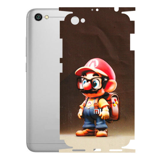 Xiaomi Redmi Phone Skins (All Models) - Little Mario - 3D Embossed Finish (L-119) Redmi Y1 Lite