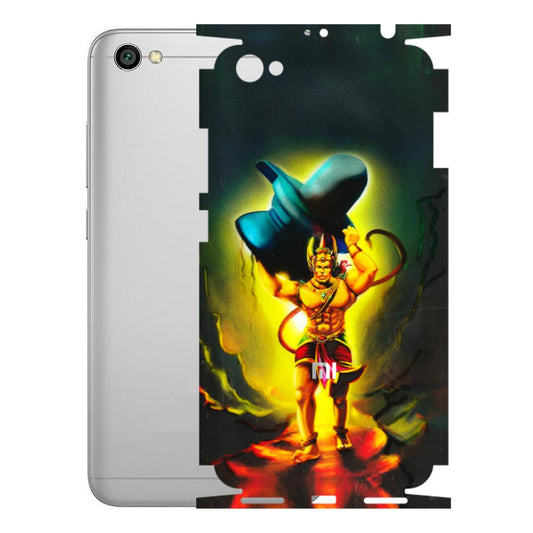 Xiaomi Redmi Phone Skins (All Models) - Hanuman Ji - 3D Embossed Finish (L-128) Redmi Y1 Lite