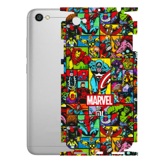 Xiaomi Redmi Phone Skins (All Models) - MARVELOUS Comic Characters - 3D Embossed Finish (L-129) Redmi Y1 Lite